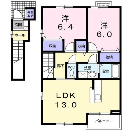 モアステージⅣの物件間取画像